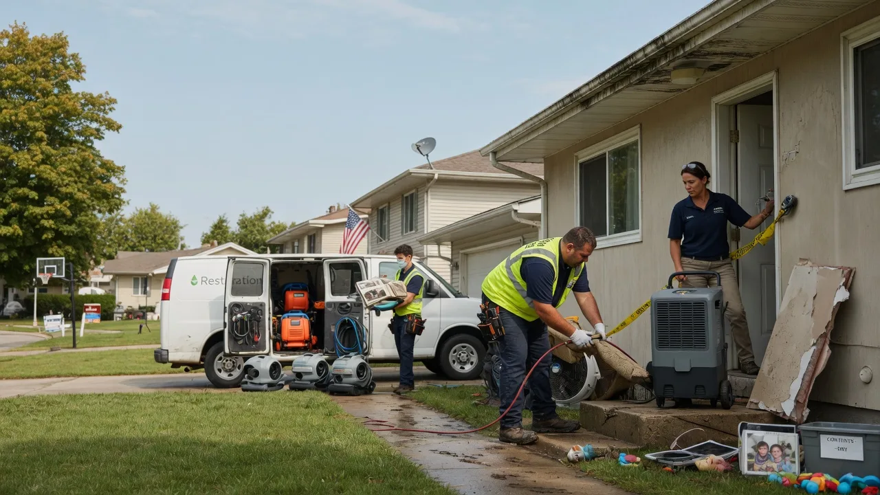 Water Damage Restoration in Cornell, IL near me